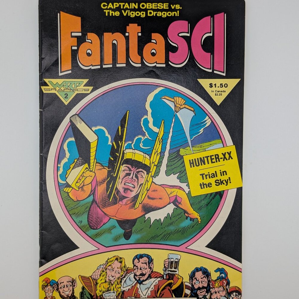 FantaSci #2 (1986) – Captain Obese vs. Vigog Dragon!